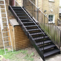 Galvanized Outdoor Industrial Metal Stairs Cast Steel/iron Staircase