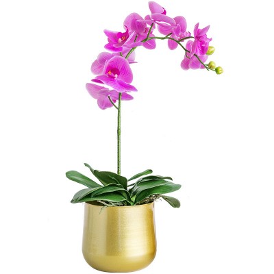 Factory custom small indoor decorative round designs metal flower stand pot