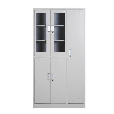 Factory customized stainless Steel office cabinet 5 doors metal file cabinets