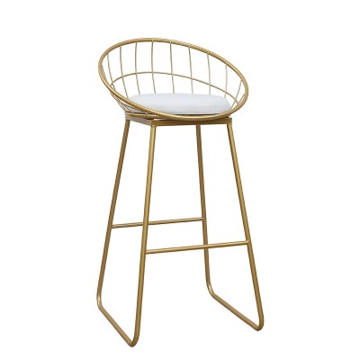 luxury Hotel Bar Restaurant modern simple metal dining chairs